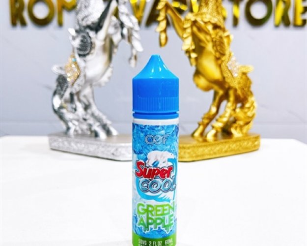 COF Super Cool 3mg 60ml - Green Apple (Táo xanh the lạnh)