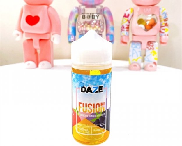 Daze Iced Fusion 3Mg - 100ml - Strawberry Blackberry Lemon (Dâu Mâm Xôi Chanh)