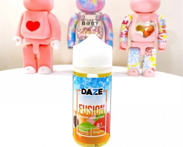 Daze Iced Fusion 3Mg - 100ml - Strawberry Mango Nectarine (Dâu Xoài Đào)