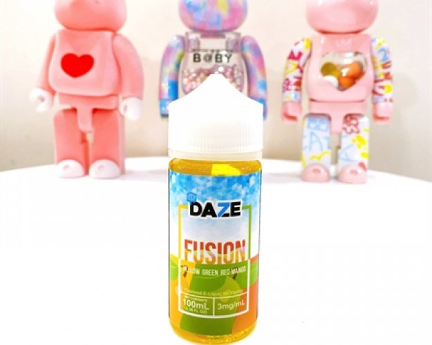 Daze Iced Fusion 6Mg - 100ml - Yellow Green Red Mango (Xoài Tổng Hợp)