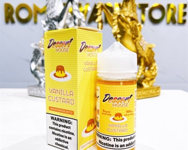 Dessert House 3mg 100ml - Vanilla Custard (Bánh Vani Trứng Sữa)