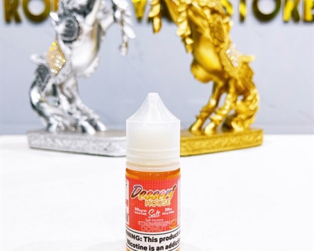 Dessert House Saltnic 30ml 30mg - StrawBerry Donut (Bánh Donut Dâu)