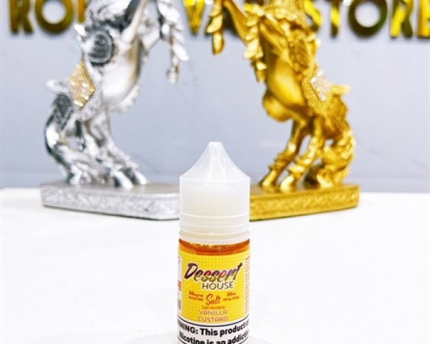 Dessert House Saltnic 30ml 30mg - Vanilla Custard (Bánh Vani Trứng Sữa)