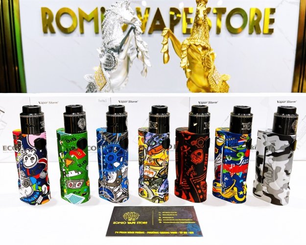 Eco 90w Kit By Vapor Storm - Black Red