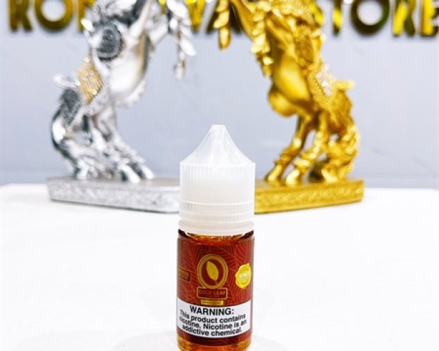 Gold Leaf Saltnic 30mg 30ml - Emericanó  (Thuốc lá cà phê) (Đỏ)