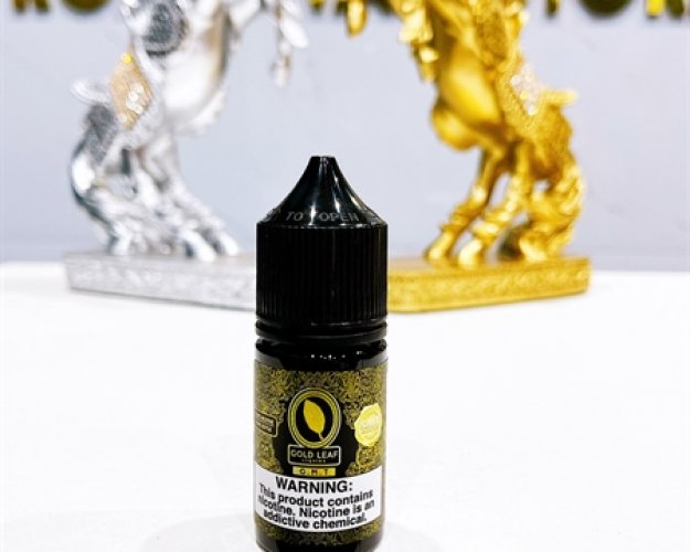 Gold Leaf Saltnic 30mg 30ml - G.M.T (Thuốc lá caramel) (Đen)