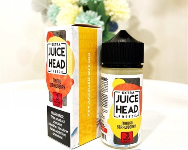 Juice Head Freeze 100ml - Mango Strawberry (Xoài Dâu )-6mg