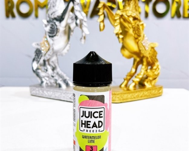 Juice Head Freeze 100ml - Watermelon Lime (Dưa hấu chanh) 3mg