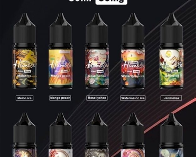 Juice Humble Limited SaltNic 30ML - 50MG - Blueberry Cherry Ice Cream (Kem Việt Quất - Cherry Lạnh)