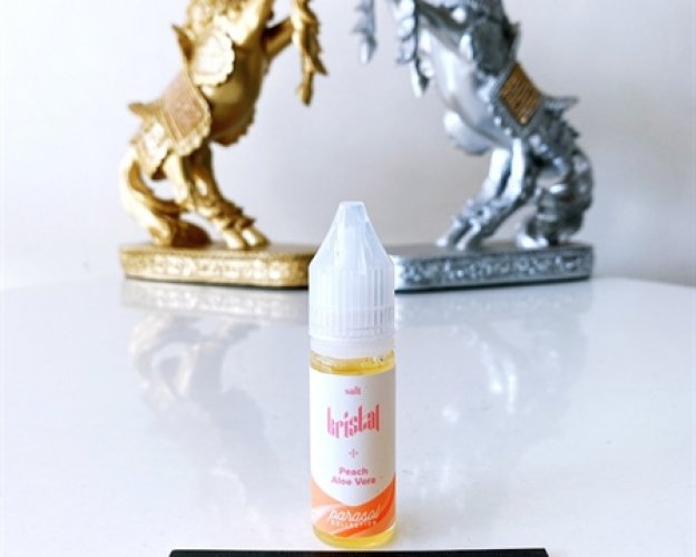 Malay KRISTAL Salt Nic 30mg -15ml - Peach Aloe Vera (Lô Hội Đào Lạnh)