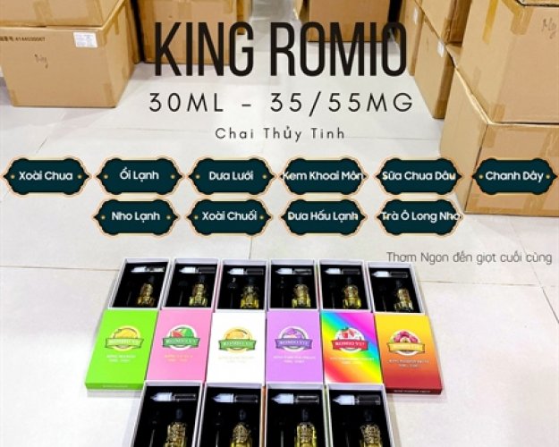 Romio Glass Saltnic 30ml - 35mg - Romio V19 King Grap (Nho)