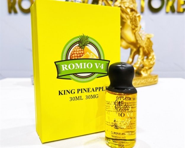 Romio Saltnic 30mg 30ml - V4 King Pineapple (Dứa Thơm)