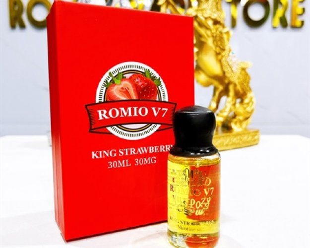 Romio Saltnic 30mg 30ml - V7 King Strawberry (Dâu)