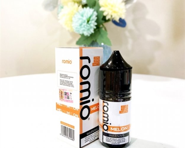 Romio Saltnic 50mg 30ml New - Melon ( Dưa Gang Dưa Lưới )