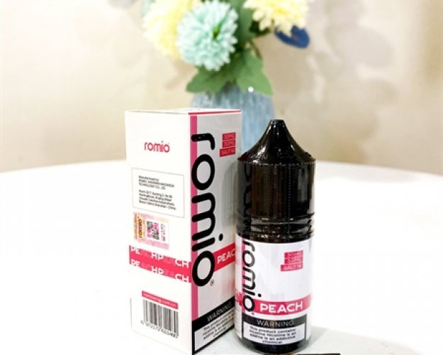 Romio Saltnic 50mg 30ml New - Peach (Đào )