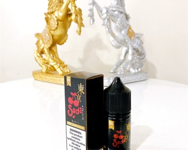 Salt Nic Tokyo Golden Series 30Mg - 30Ml - Cherry Soda (Soda Anh Đào Lạnh)