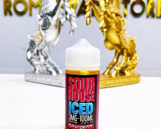 SOUR HOUSE ICED - RESBERRY(MÂM XÔI CHUA LẠNH) 3mg 100ml