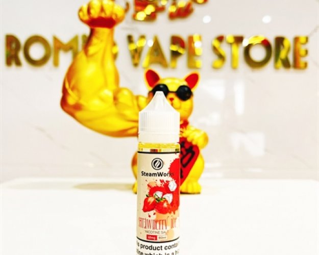 Steam Works 12mg 60ml - Strawberry Ice (Dâu Lạnh)