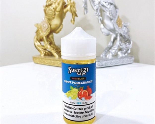 Sweet 21 Vape Fruit Ice 12mg - 100ml - Grape Pomegranate (Nho Lựu Lạnh)