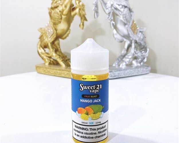 Sweet 21 Vape Fruit Ice 12mg - 100ml - Mango Jack (Xoài Mít Lạnh)