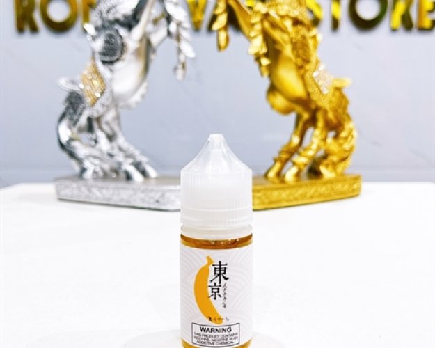 Tokyo Saltnic 30mg - 30ml - Iced Banana Cake (Bánh Chuối Lạnh)