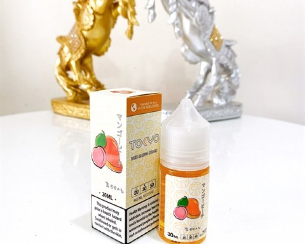 Tokyo Saltnic 30mg - 30ml - Iced Mango Peach (Xoài Đào Lạnh)