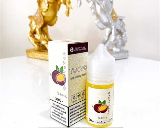 Tokyo Saltnic 30mg - 30ml - Iced PasionFruit (Chanh Dây Lạnh)