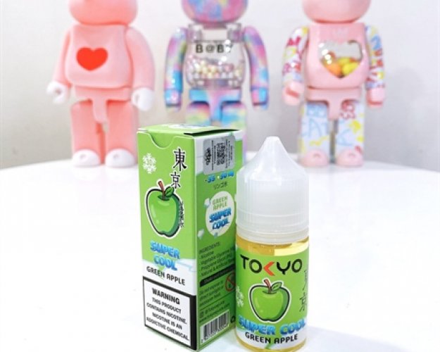 Tokyo Saltnic SuperCool 50Mg - 30ml - Green Apple (Táo Xanh)