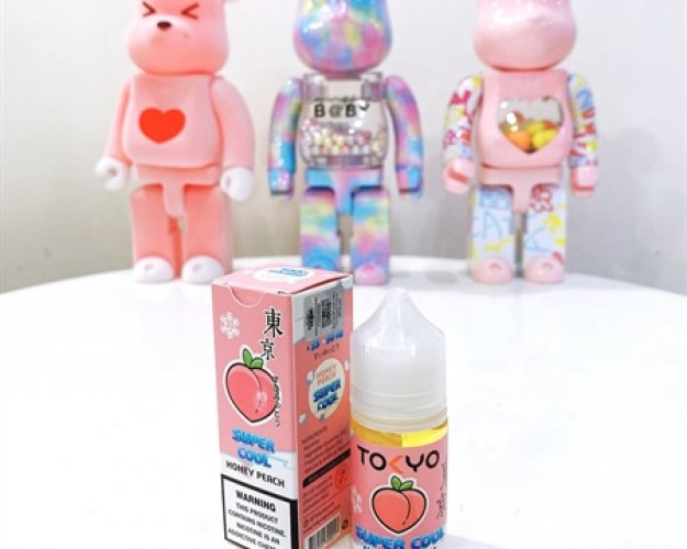 Tokyo Saltnic SuperCool 50Mg - 30ml - Honey Peach (Đào)