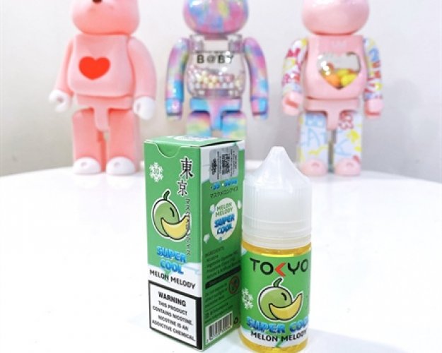 Tokyo Saltnic SuperCool 50Mg - 30ml - Melon Melody (Dưa Gang)