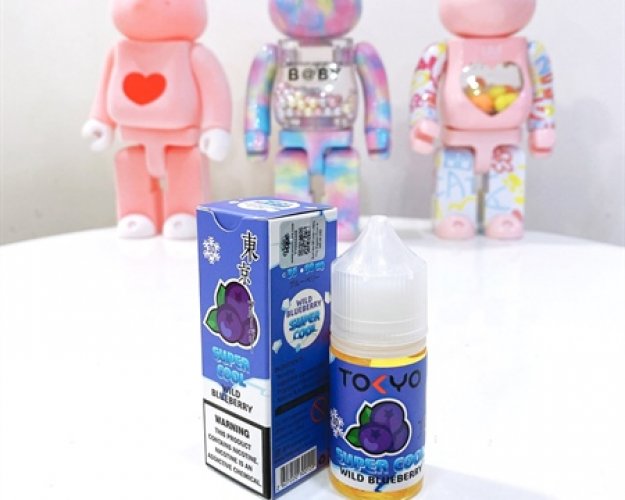 Tokyo Saltnic SuperCool 50Mg - 30ml - Wild Blueberry (Việt Quất)