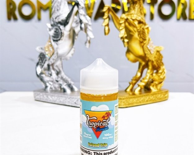 Tropical House 3mg 100ml - Island Trip (Dứa - Dừa - Rựu Rum)