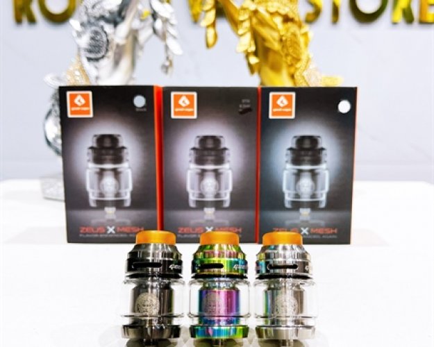 Zeus X Mesh Coil 1-1 RTA - (Buil Coil Bông Sẵn) - Bạc